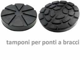 COPPIA TAMPONI IN GOMMA PER PONTE SOLLEVATORE 120X30 MM UNIVERSALE ART - Foto 8